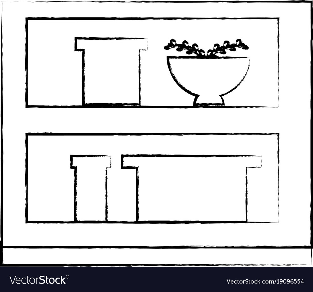 Shelves unit design concept