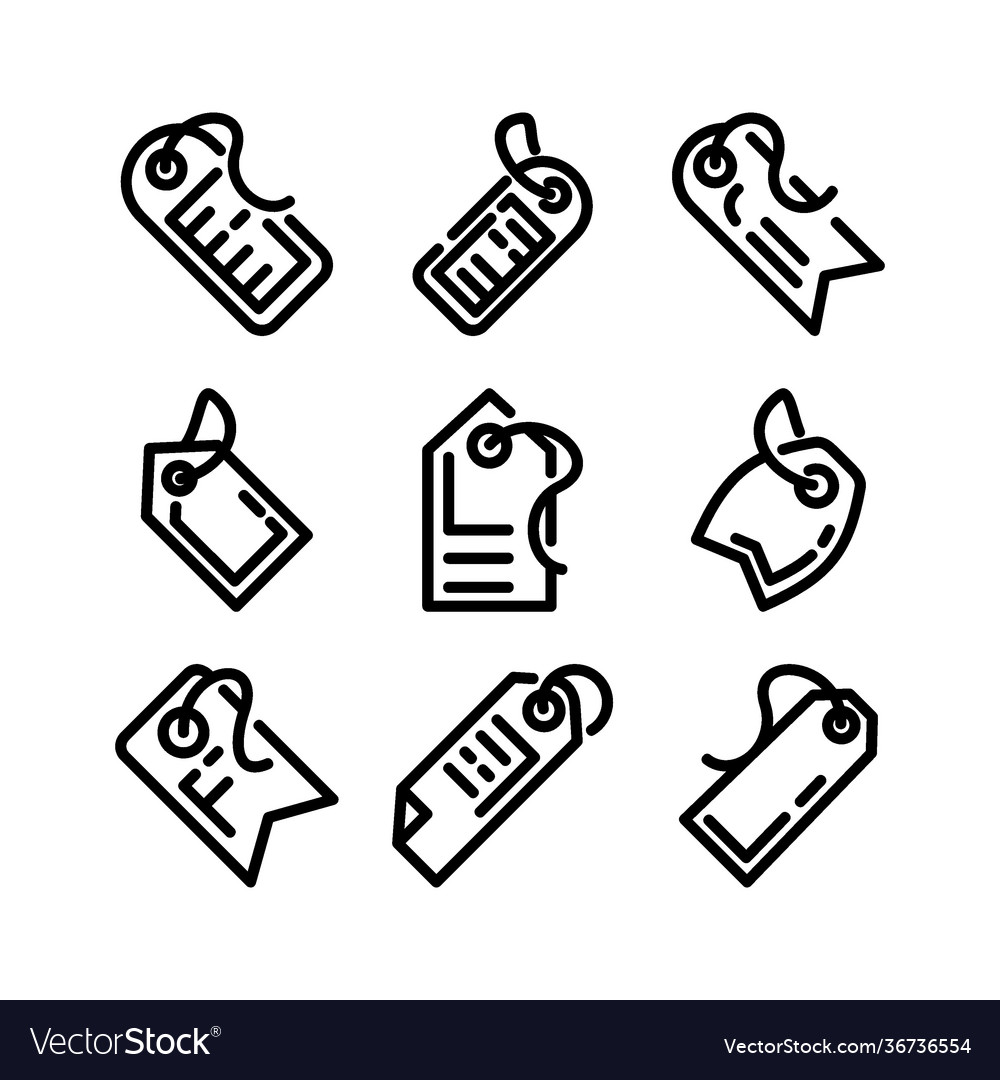 Tag icon or logo isolated sign symbol vector image Tag icon or logo isolated sign symbol