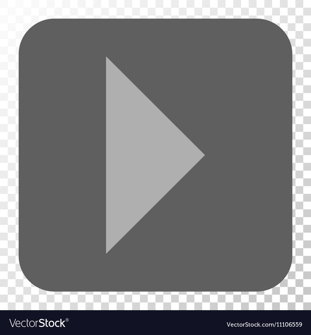 Arrowhead right rounded square button
