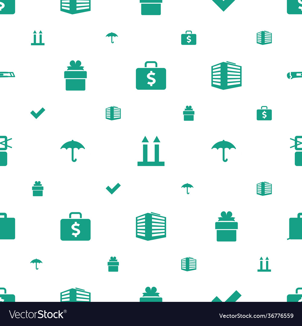 Box icons pattern seamless white background