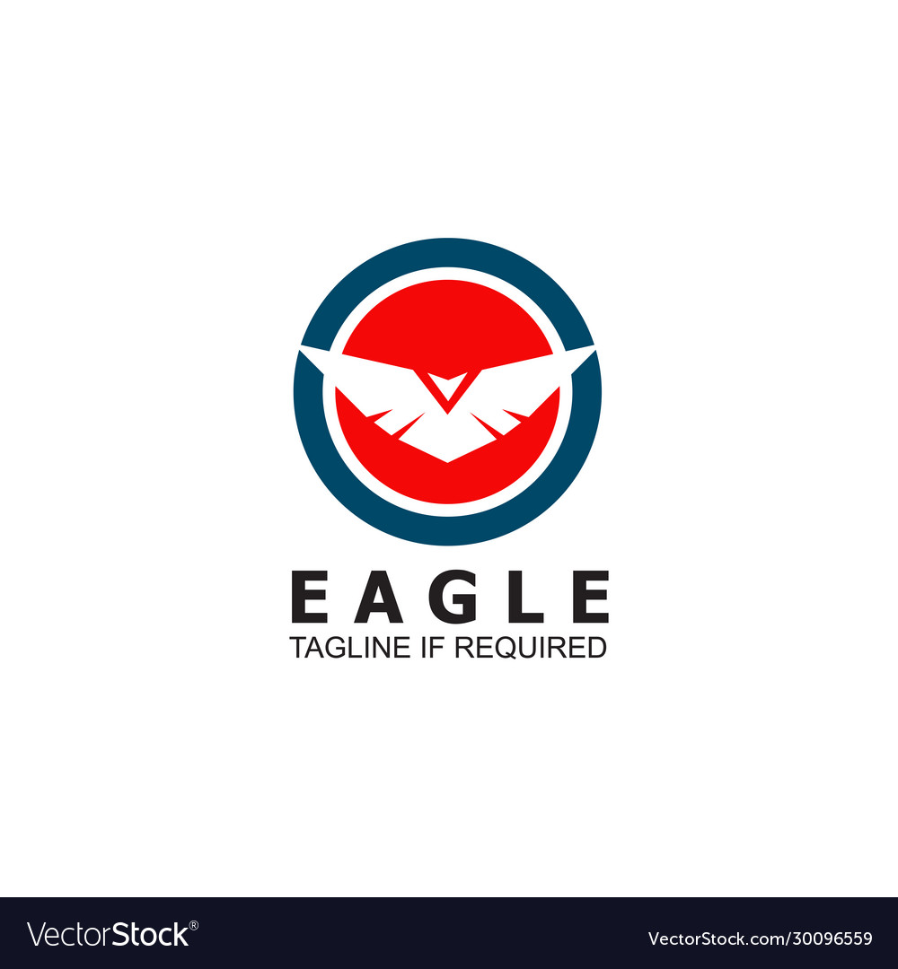 Eagle icon logo design inspiration template