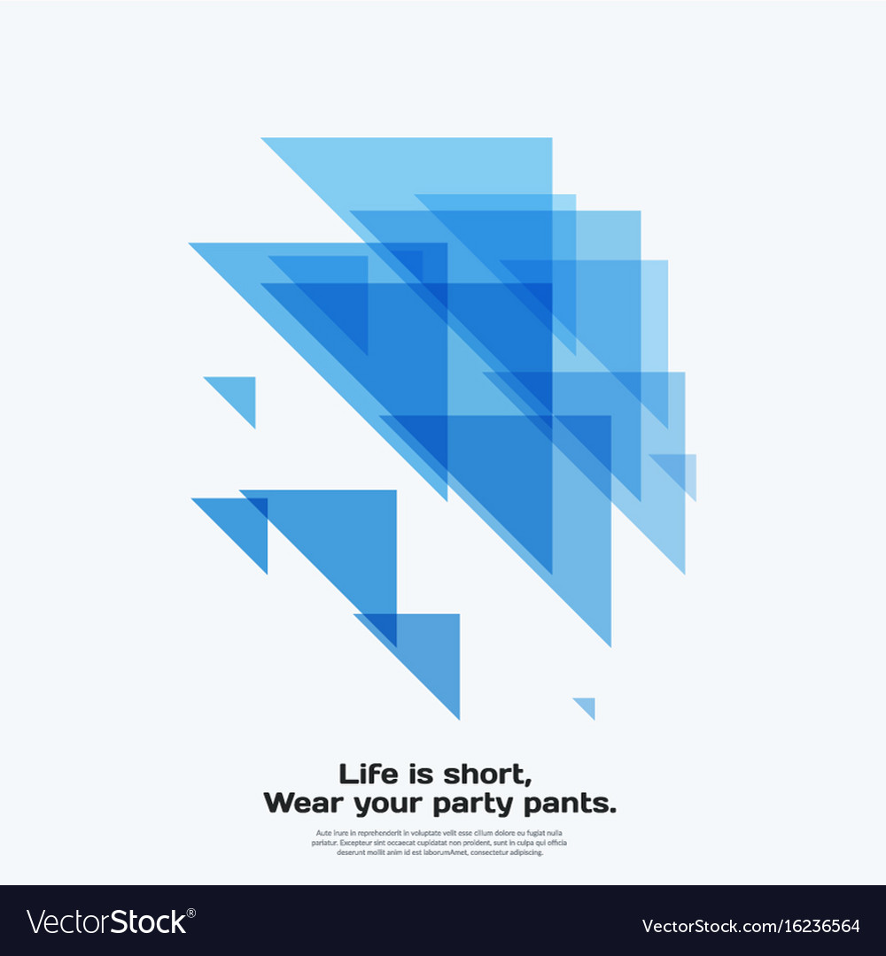 Abstract design background with triangles