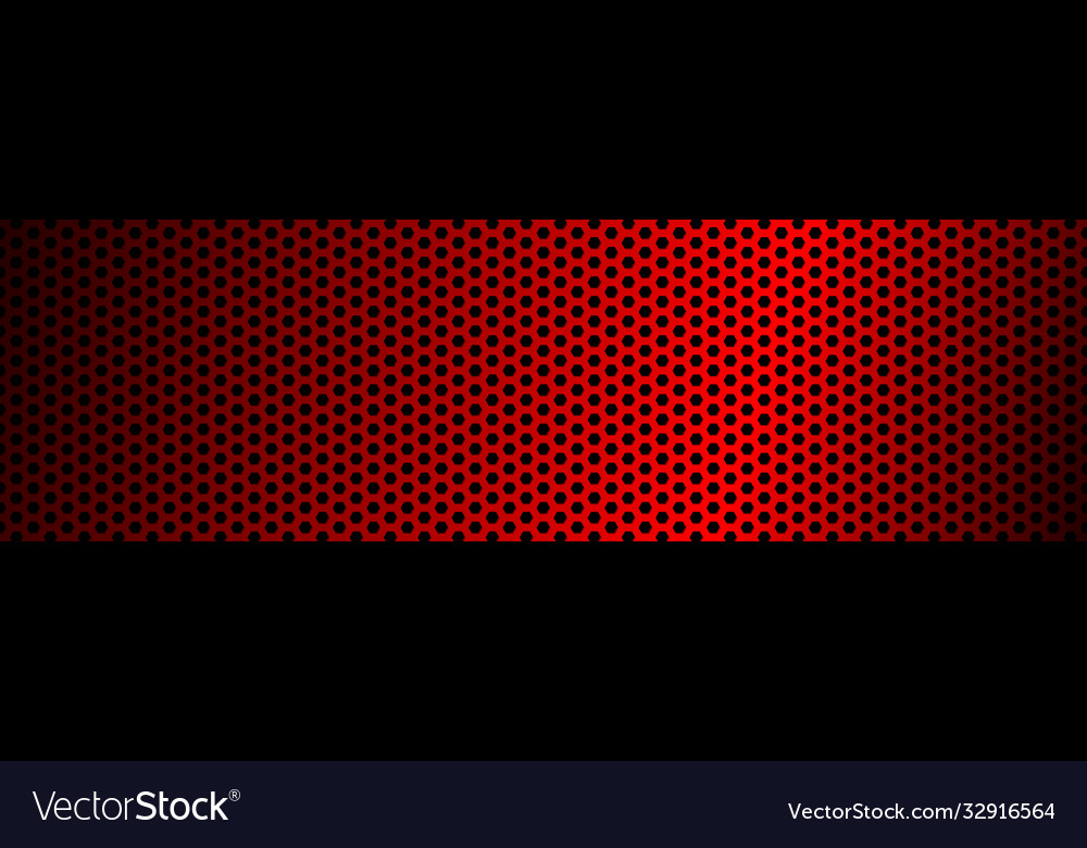 Abstract red geometric hexagonal mesh header vector image Abstract red geometric hexagonal mesh header