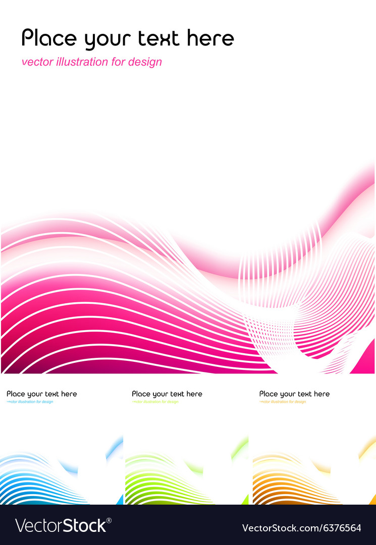 Business template for web design set
