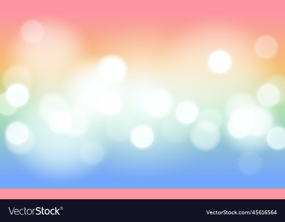 Colorful bokeh soft light abstract background