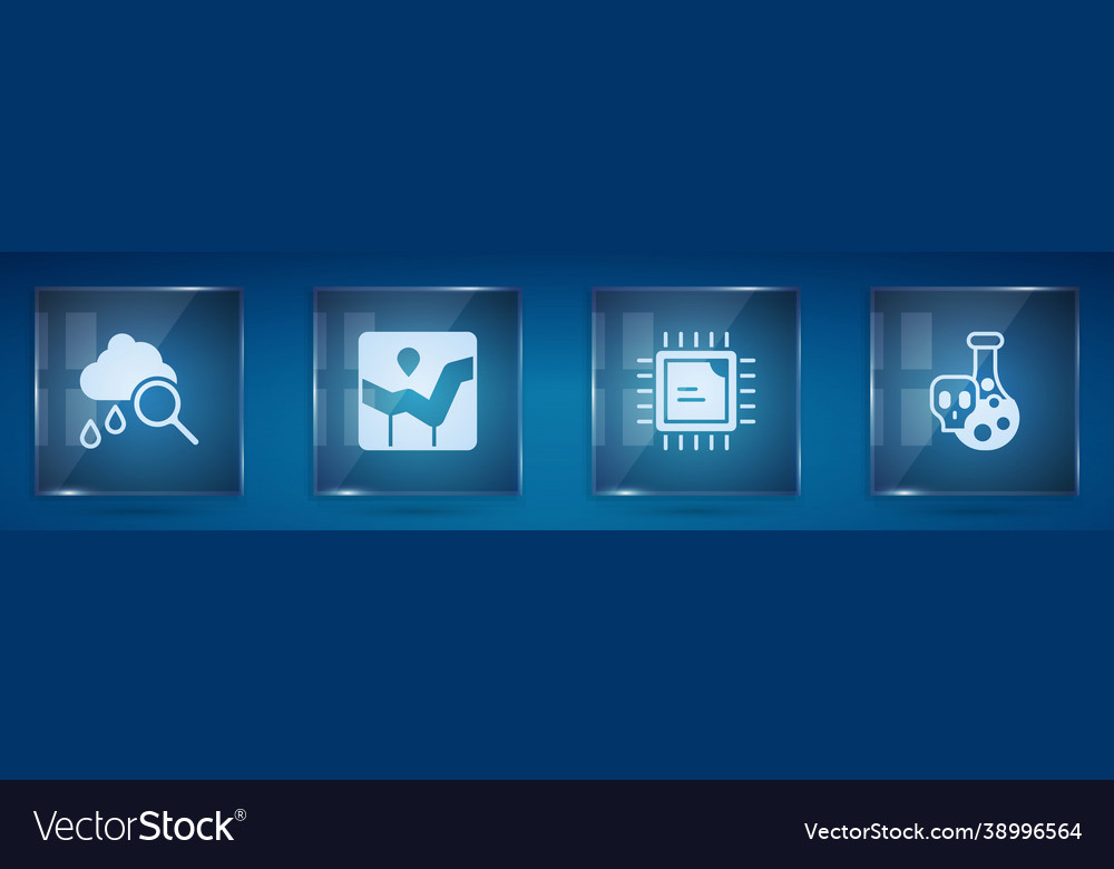 Set cloud with rain graph chart infographic vector image Set cloud with rain graph chart infographic
