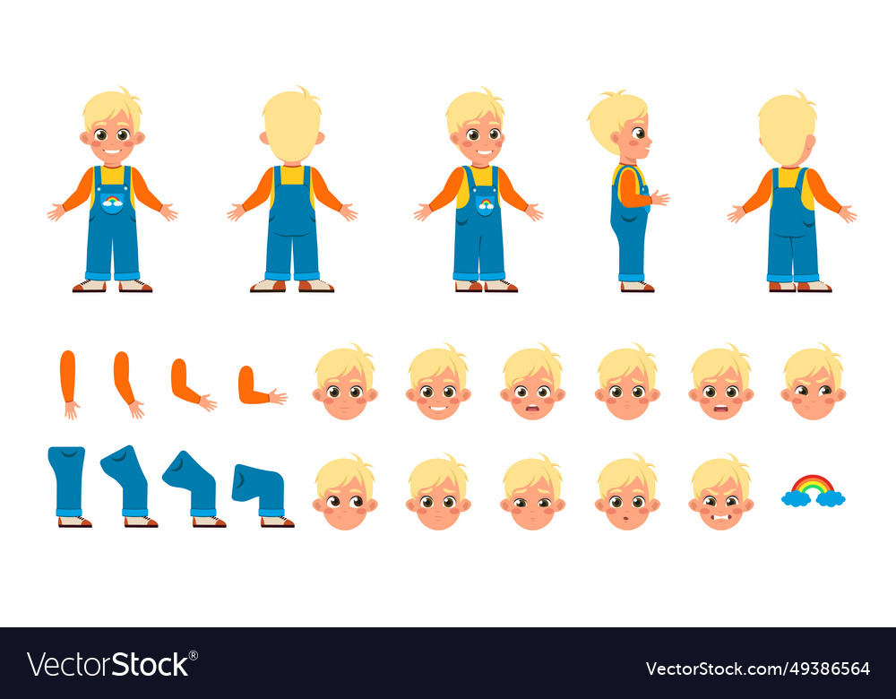 Zeichenkonstruktor für Animation vector image Zeichenkonstruktor für Animation