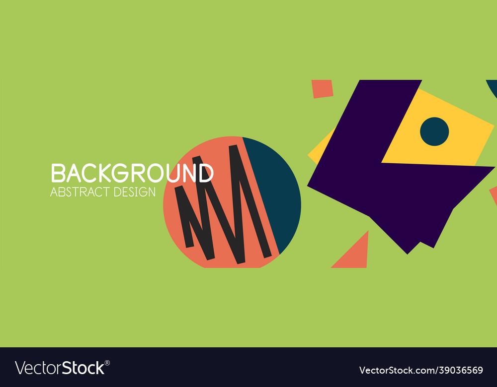Abstract background blocks lines triangles vector image Abstract background blocks lines triangles
