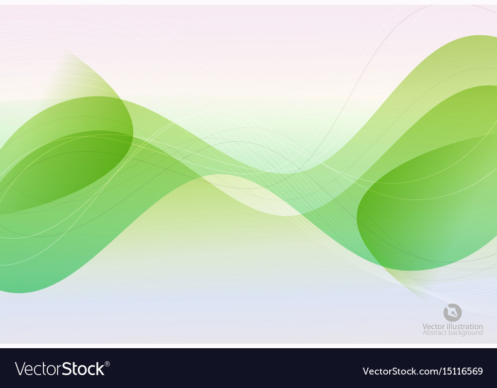 Abstract background transparent waved lines