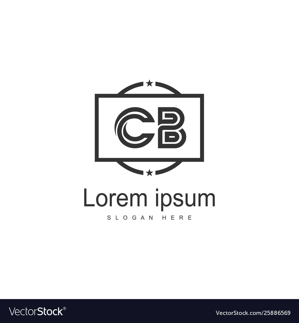 CB Initial Logo with Frame
