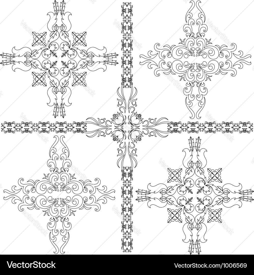 Decorative pattern Royalty Free Vector Image - VectorStock