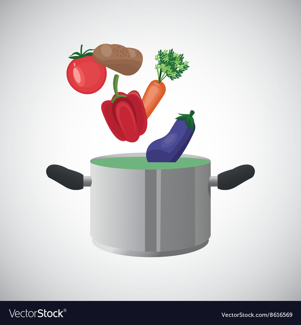 Healthy food design organic natural product Vector Image