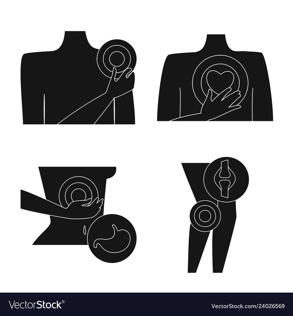 Isolated object of first and help icon collection vector image Isolated object of first and help icon collection