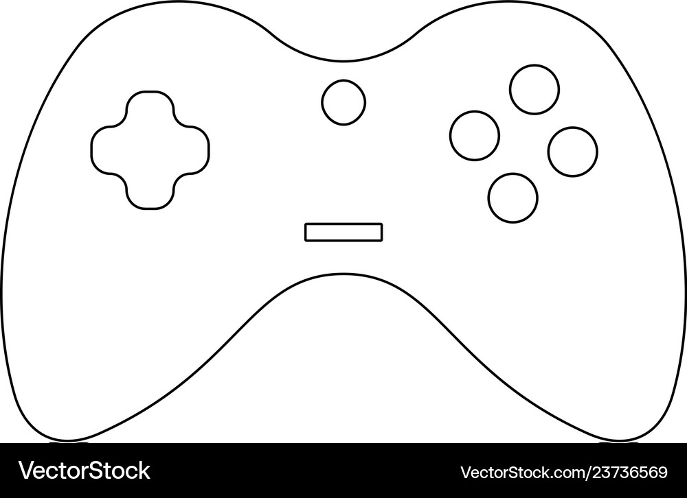 Joystick flat icon Royalty Free Vector Image - VectorStock