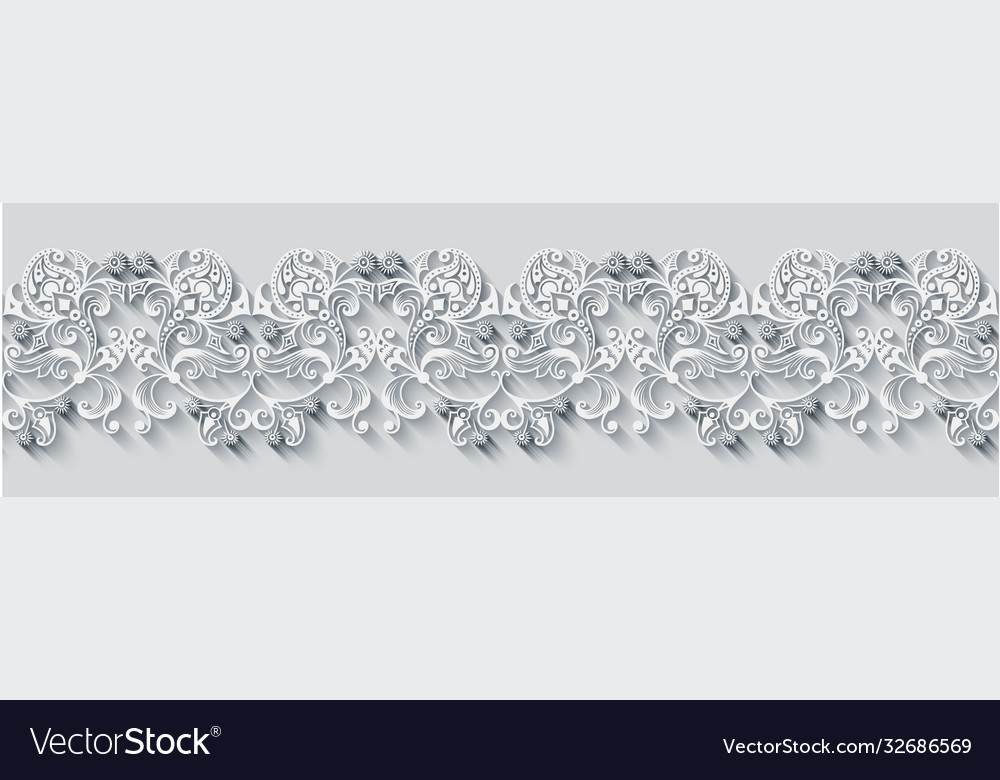 Modern volumetric floral stripe background