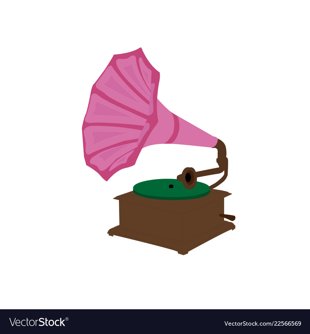 Retro gramophone