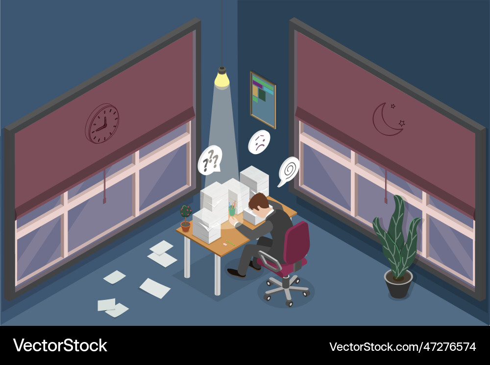 3d isometric flat conceptual Royalty Free Vector Image