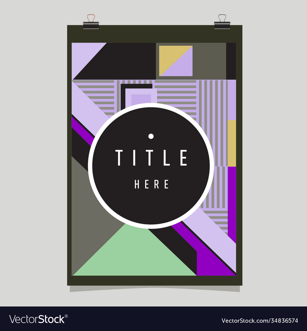 Abstract colorful geometric pattern background vector image Abstract colorful geometric pattern background