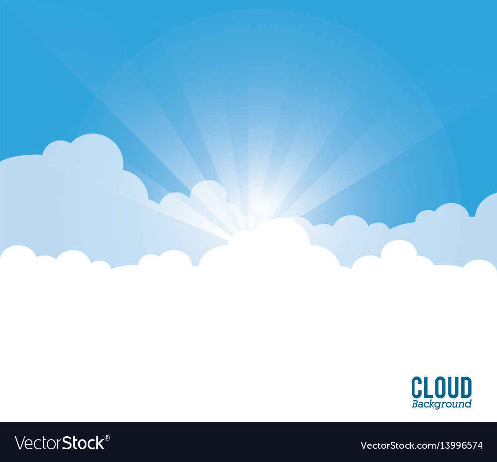 Cloud design wheater icon colorful