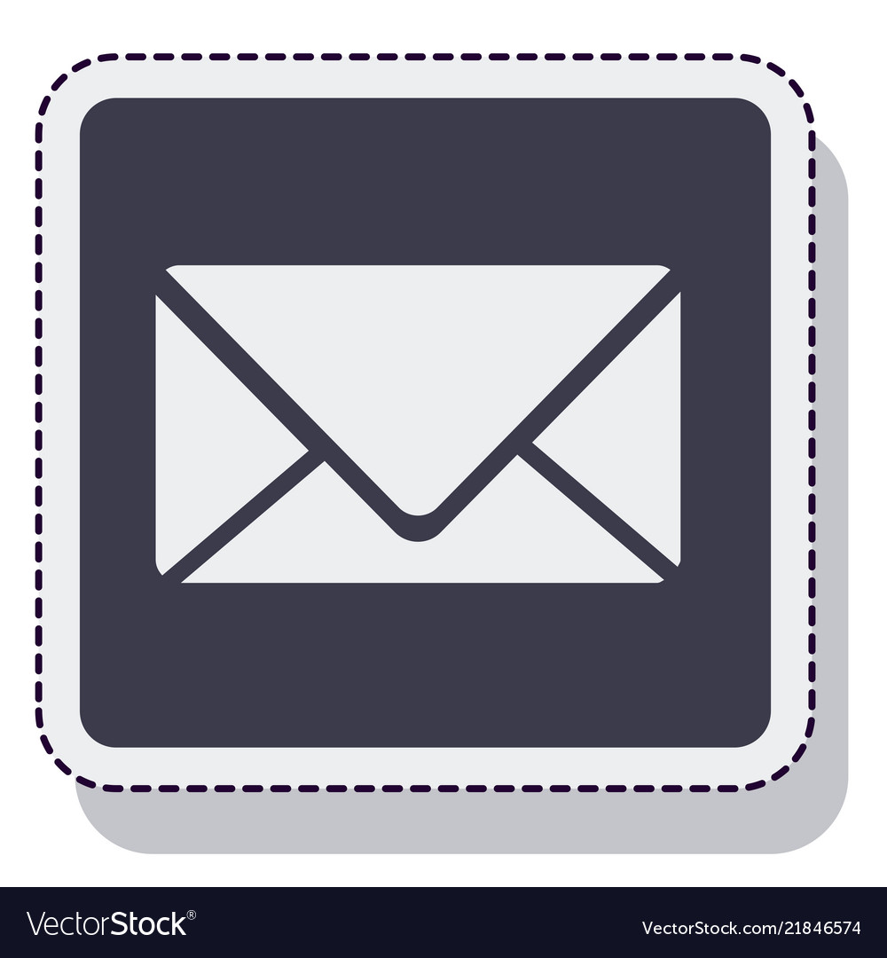 Envelope message isolated icon