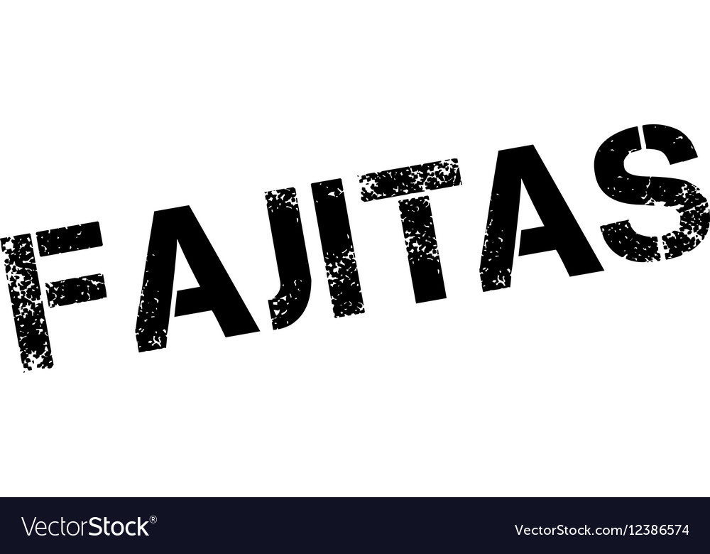 Fajitas rubber stamp Royalty Free Vector Image