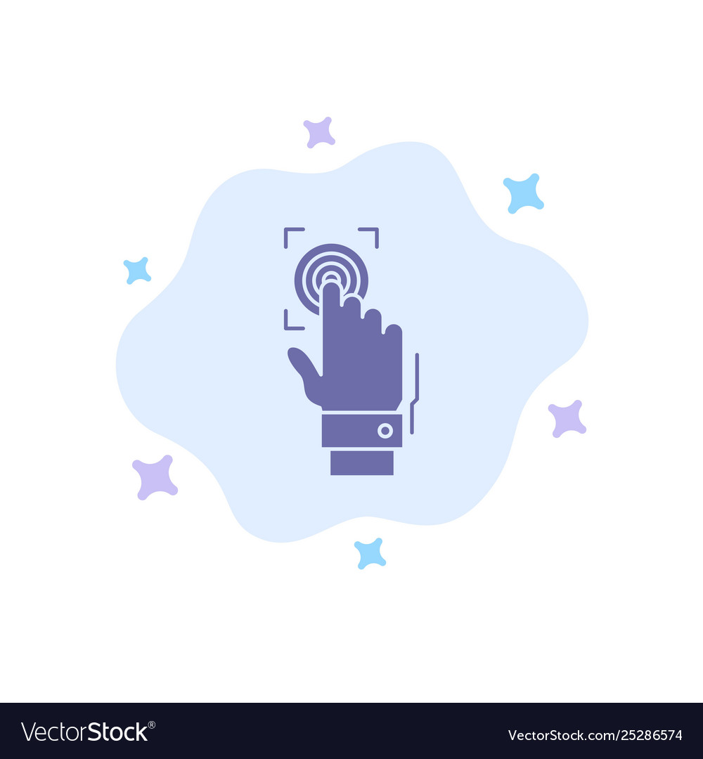 Fingerprint identity recognition scan scanner vector image Fingerprint identity recognition scan scanner