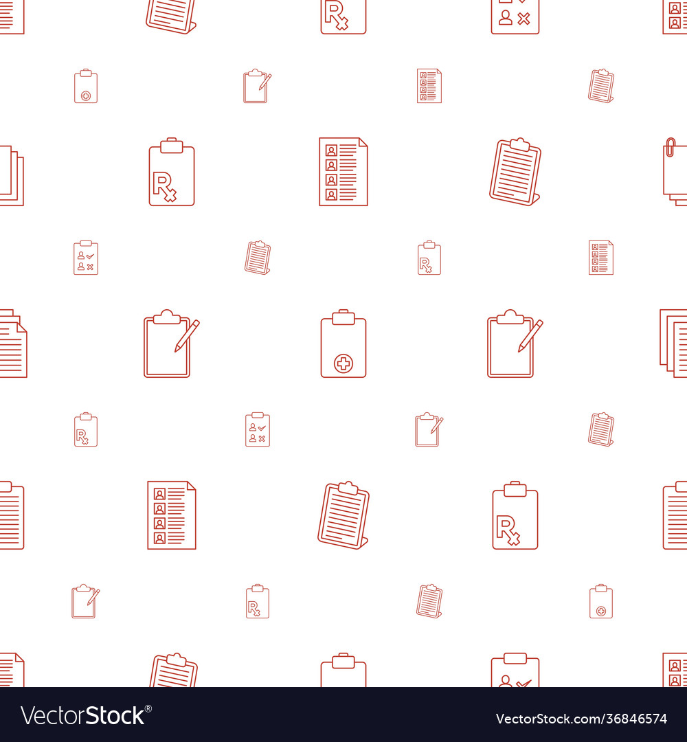 Form icons pattern seamless white background