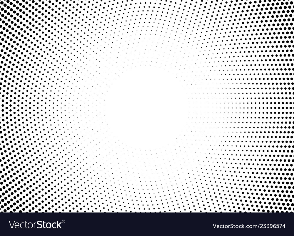 Halftone circle frame horizontal background