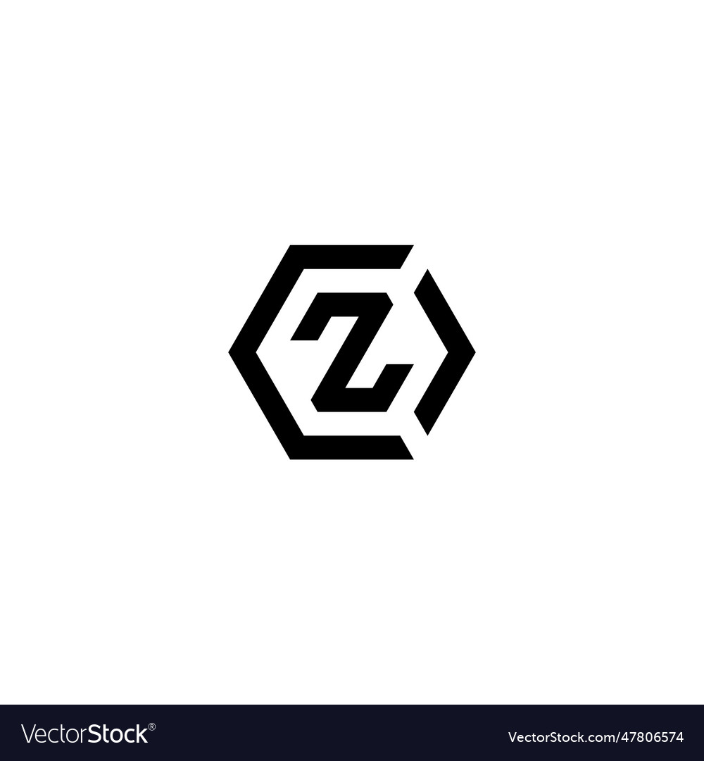 Buchstaben coz czo ocz ozc zoc zco hexagon logo