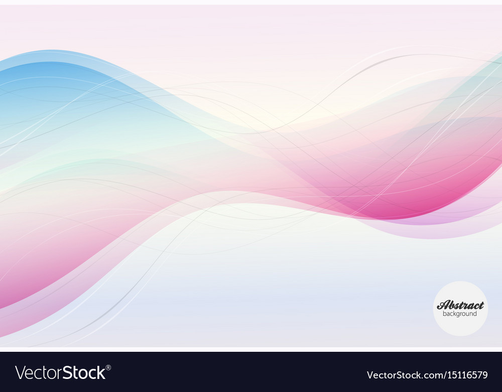 Abstract background transparent waved lines