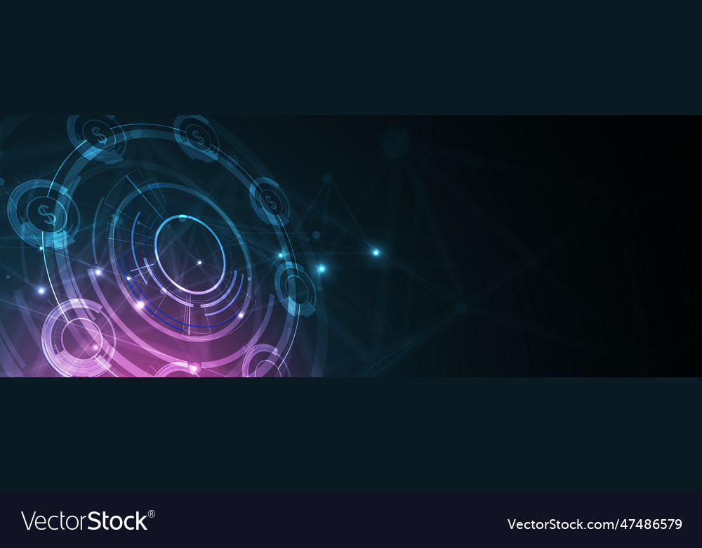 Abstract futuristic fade computer technology Vector Image Abstract futuristic fade computer technology