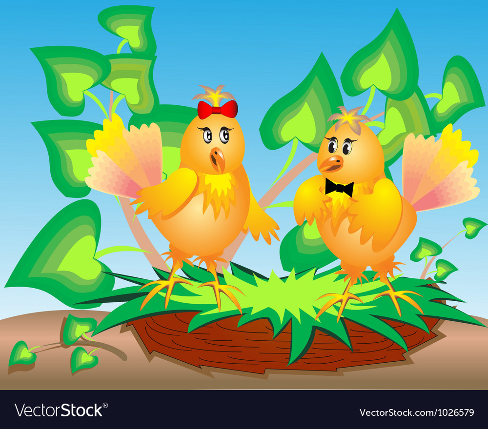 Cartoon birds nest Royalty Free Vector Image - VectorStock Cartoon birds nest Royalty Free Vector Image - VectorStock