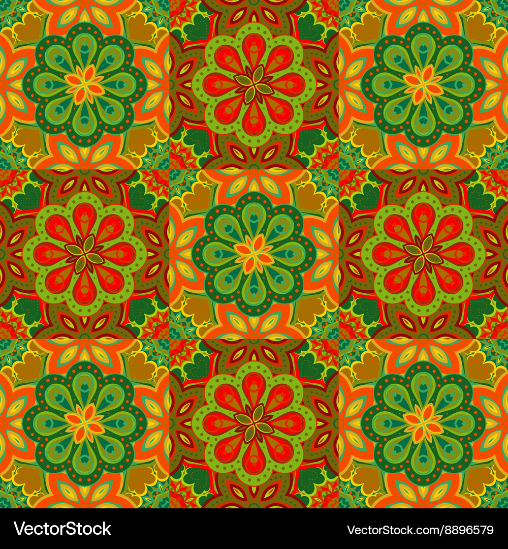 Gorgeous seamless pattern from dark blue Vector Image