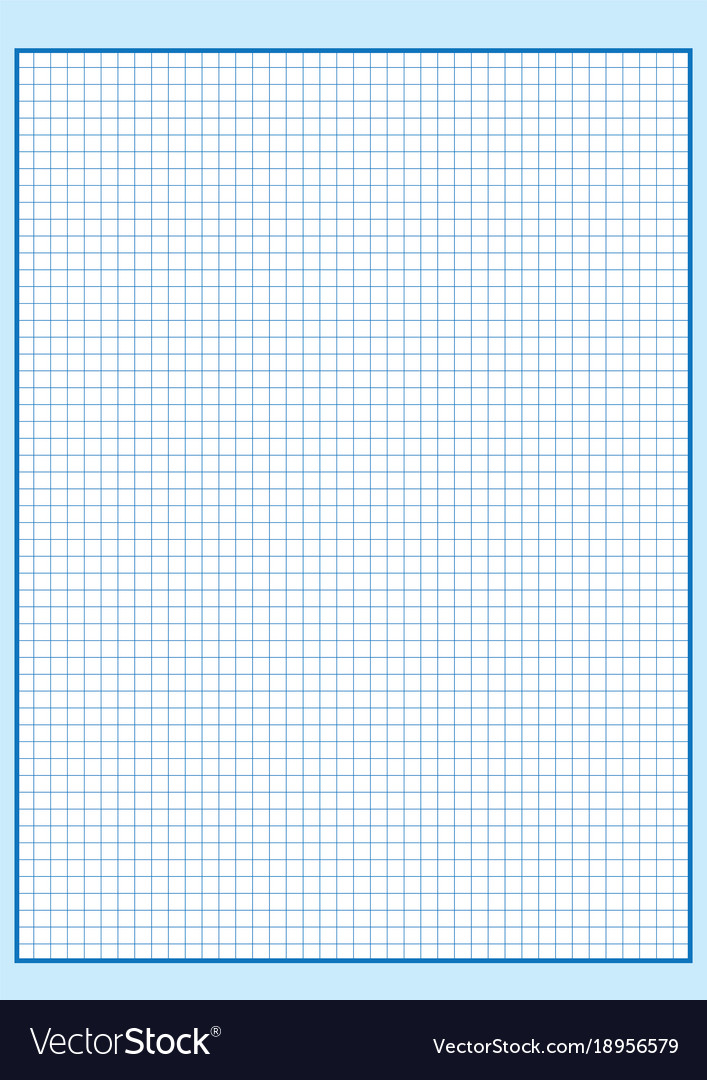 Graph Paper Blueprint Template