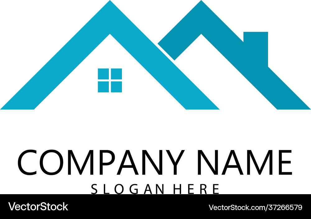 Property logo template Royalty Free Vector Image