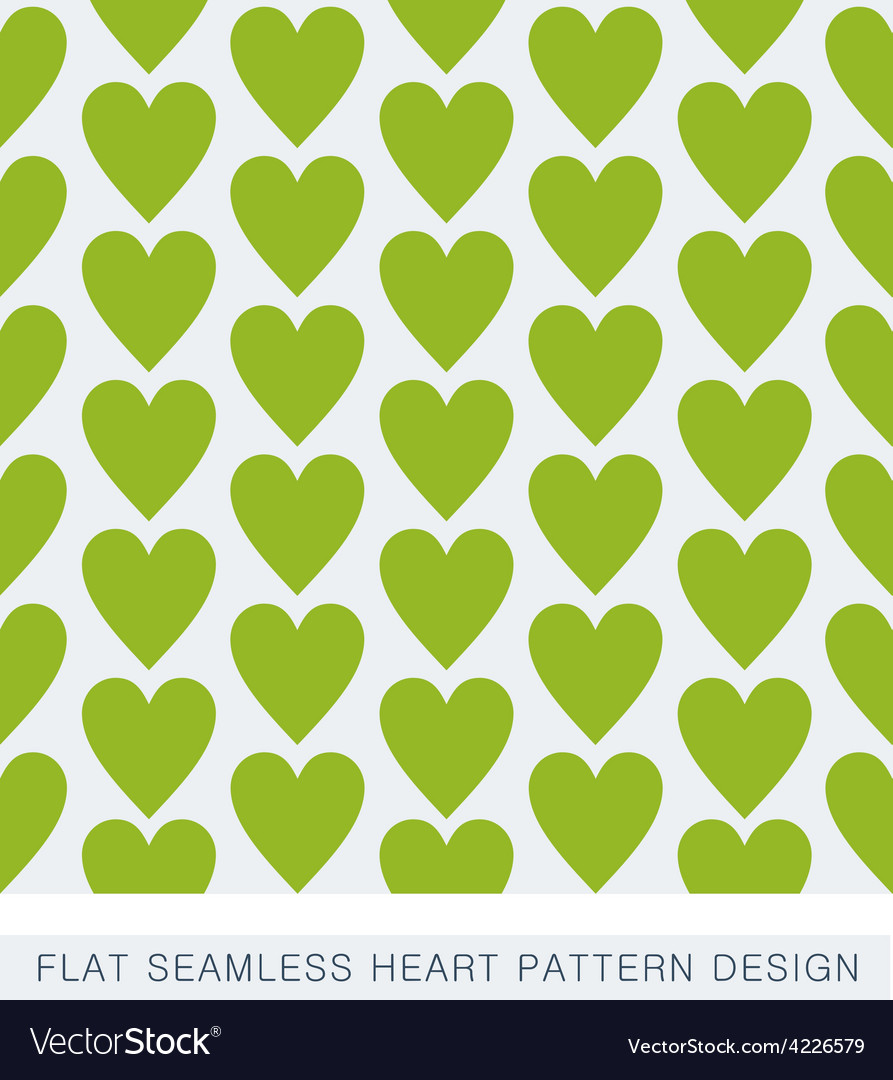 Red heart seamless background pattern flat design