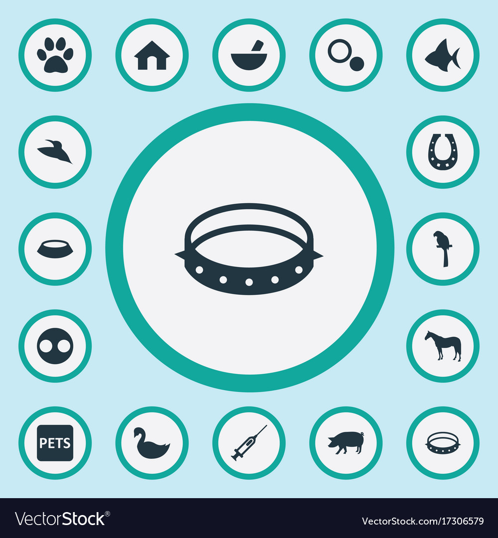 Set of simple wild icons