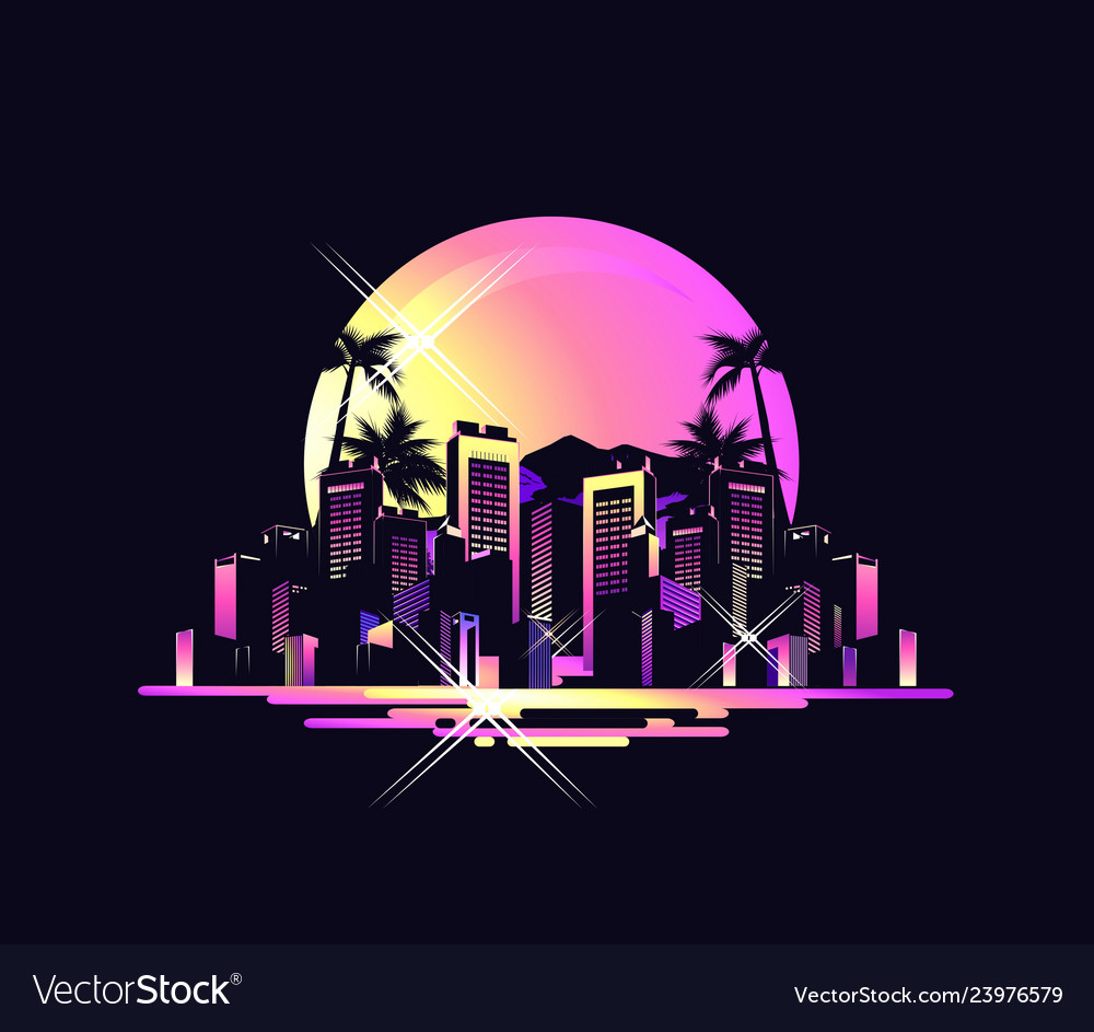 Tropical landscape Royalty Free Vector Image - VectorStock