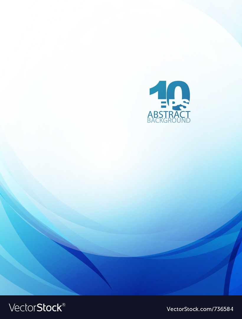 Blue business background Royalty Free Vector Image