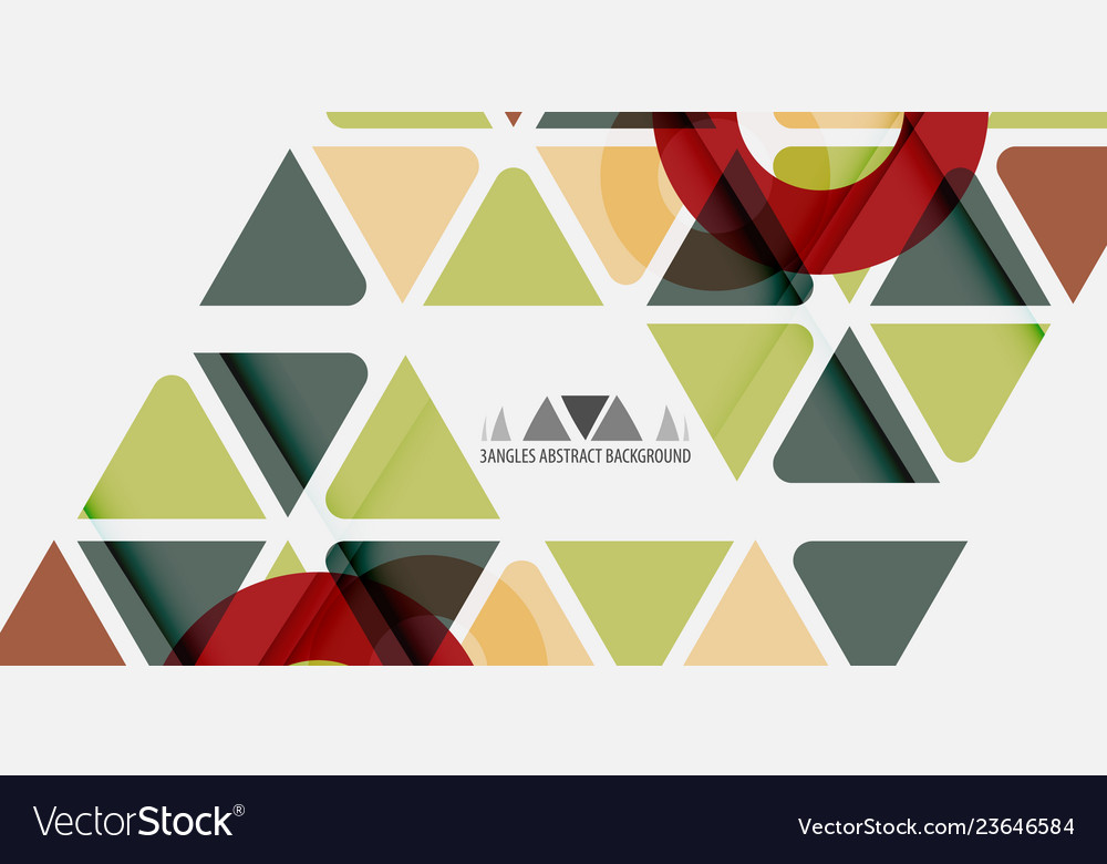 Geometric colorful abstract background Vector Image Geometric colorful abstract background