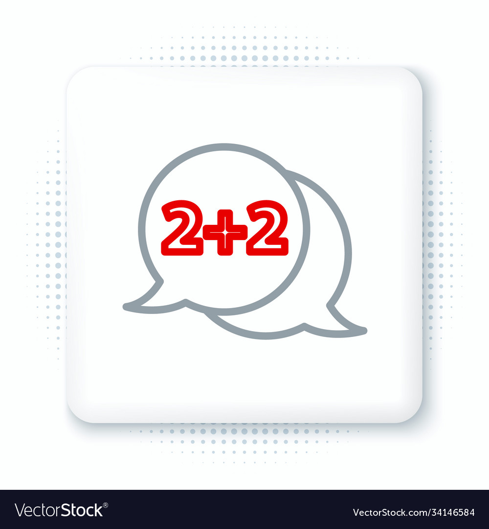 Line math system equation solution on speech