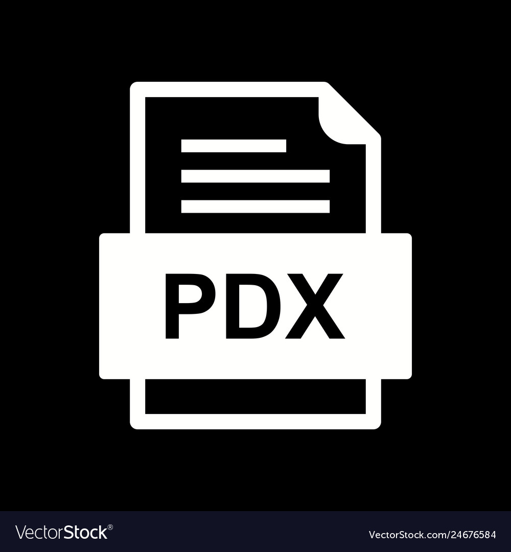 Pdx file document icon
