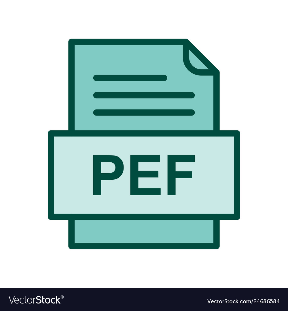 Pef file document icon