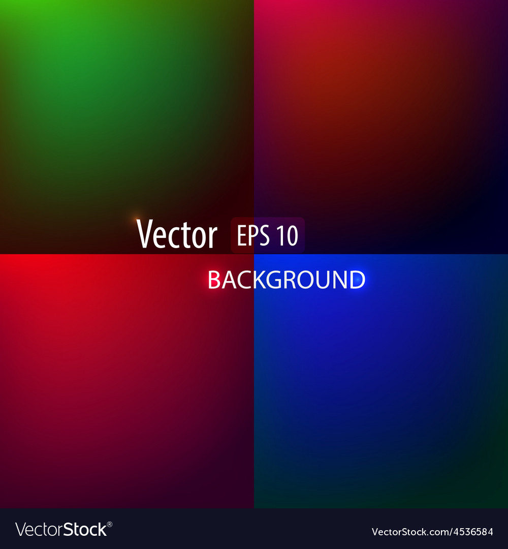 Smooth abstract colorful backgrounds set