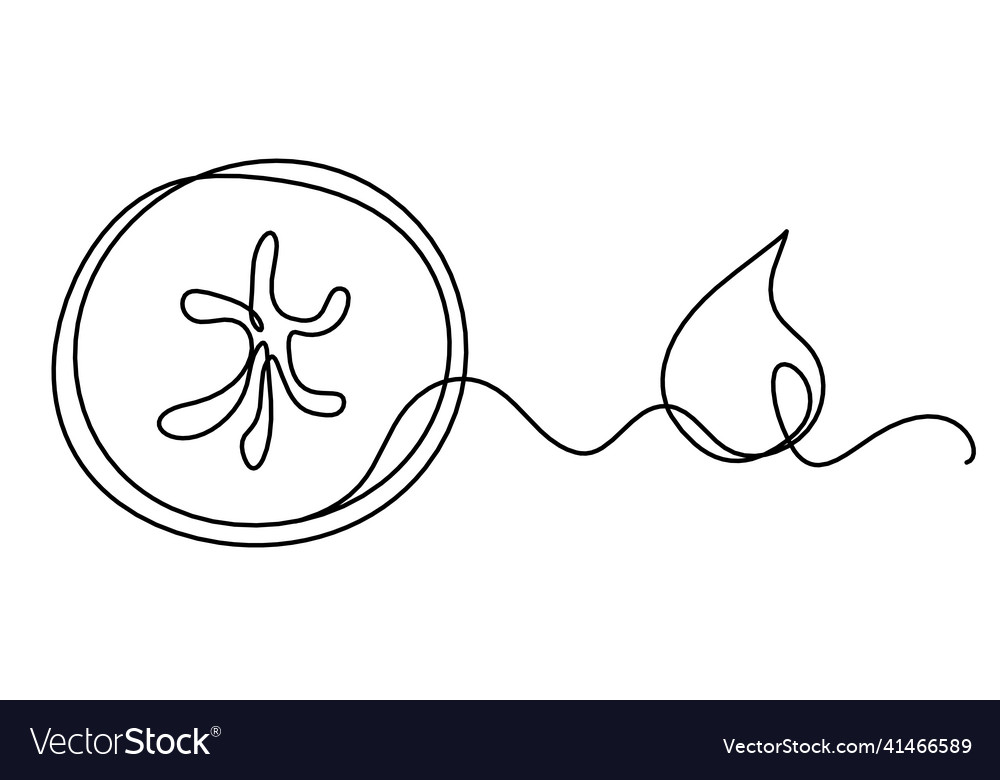 Abstract element of water with drop in feng shui