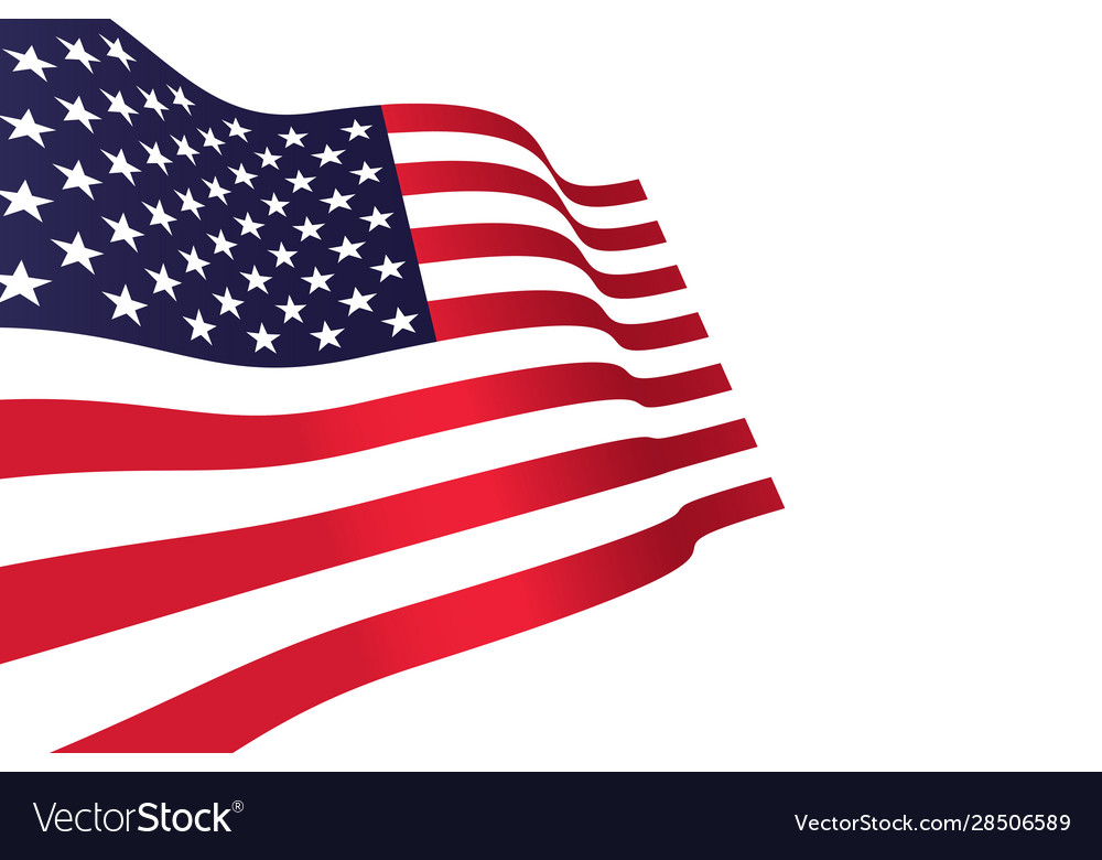 American Flag Waving