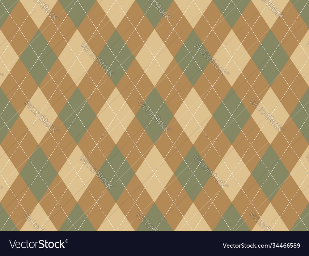 Argyle pattern seamless fabric texture background Vector Image Argyle pattern seamless fabric texture background