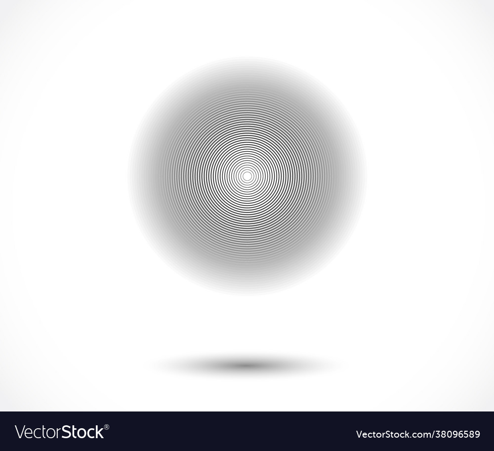 Concentric circle elements element for graphic Vector Image Concentric circle elements element for graphic