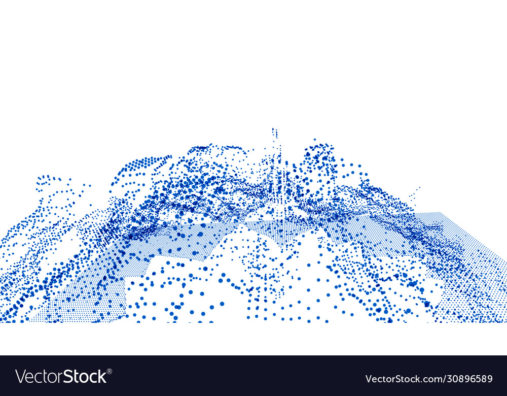 Digital Particle Background