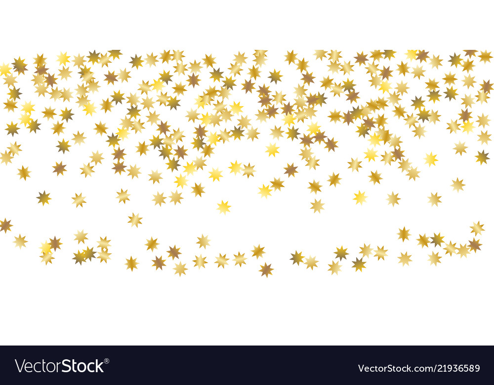 Golden casual confetti background